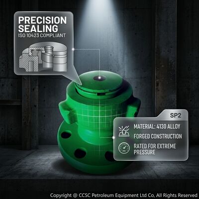 صمام عدم رجوع بأسلوب الفلابر ضغط عالي API 6A 15000psi تصميم جسم مطروق وصول داخلي للحفر
