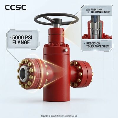 صمام بوابة الختم الضغطية API 6A الهيدروليكي المتحرك ، FLS الفولاذ المجوهر من خلال القناة 10000psi التحكم عن بعد في رأس البئر