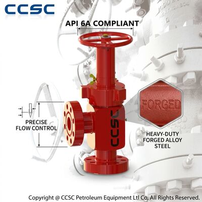 كربيد التونغستين المعدل صمام الخنق خدمة الرمل البارد API 6A 2 1/16 بوصة 15000psi مقاوم للتآكل